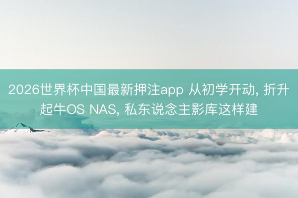 2026世界杯中国最新押注app 从初学开动， 折升起牛OS NAS， 私东说念主影库这样建